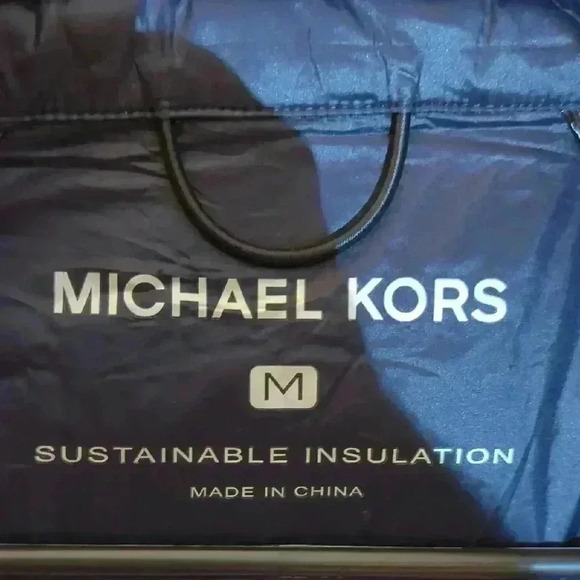 Shiny Black Puffer Jacket - Picture 2 of 9